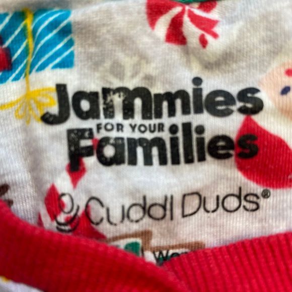 CHRISTMAS woman's size large L santa deer one piece holiday morning pajamas pjs - Picture 11 of 12